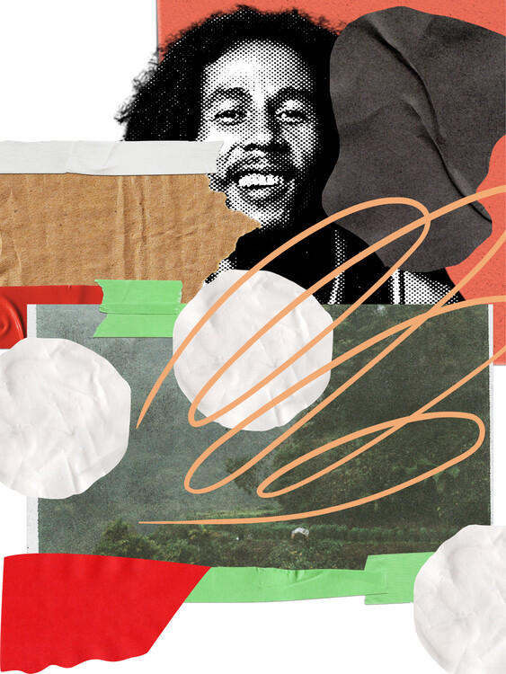 Canvas Print bob collage