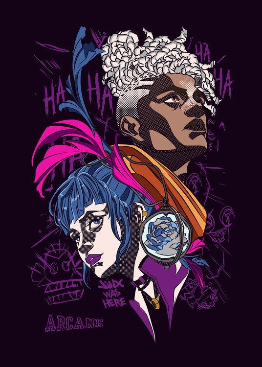 Poster Jinx and Ekko