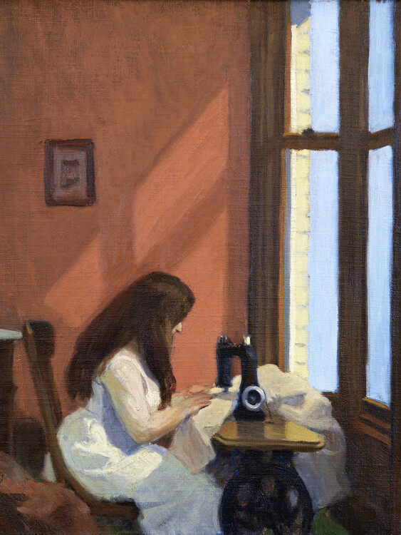 Poster Girl at a Sewing Machine (1921)