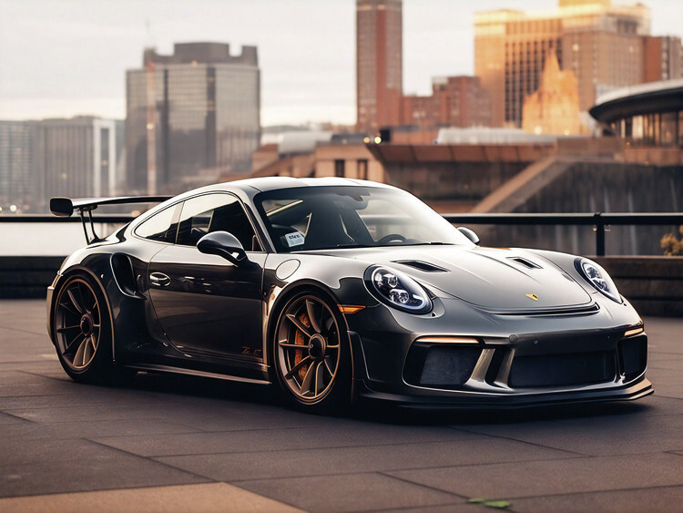 Poster Grey sportcar