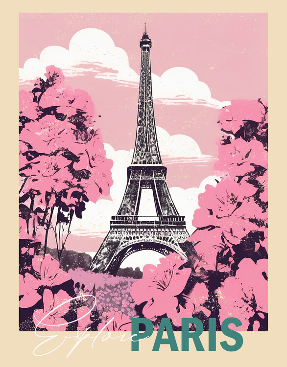 Poster Vintage Paris