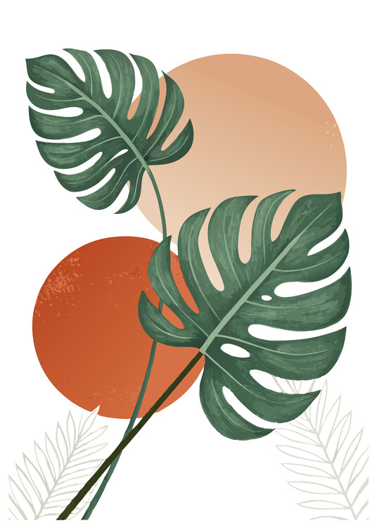 Poster Tropical Leaf