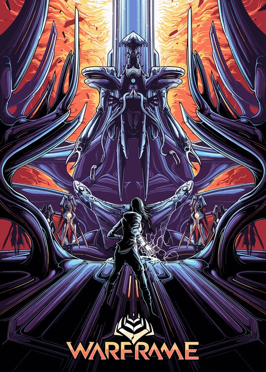 Poster Warframe game