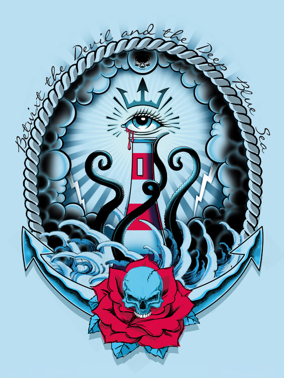 Canvas Print Betwixt the Devil