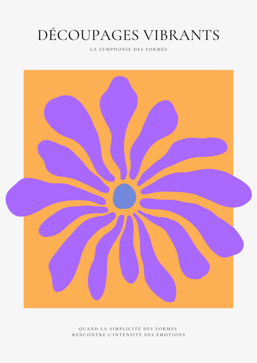 Poster Fleuraison vibrante