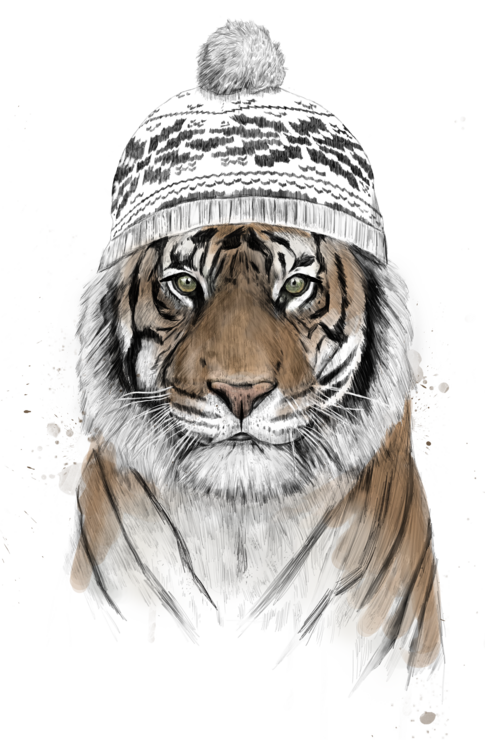 T-shirt Siberian tiger