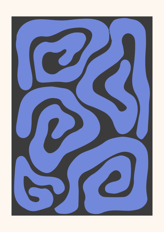 Poster Lignes énigmatiques