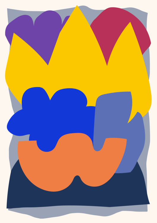 Poster Découpe abstraite