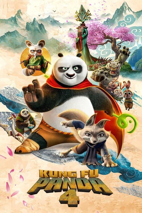 Canvas Print Kung Fu Panda 4 (2024)
