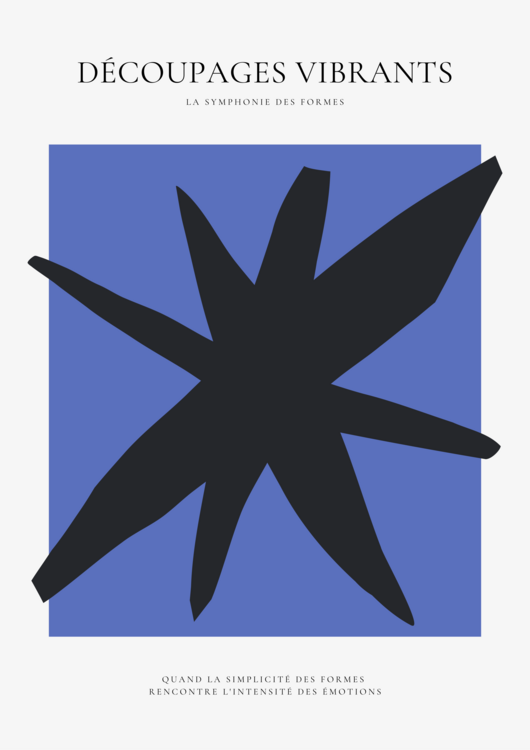 Poster L'étoile de papier