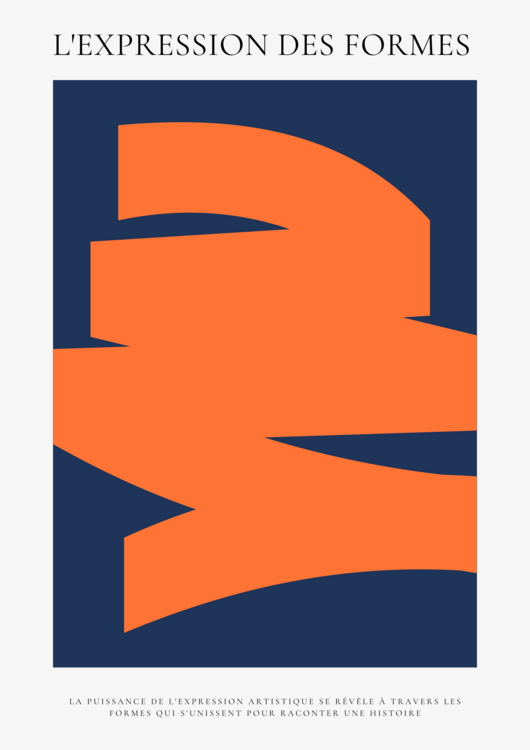 Poster Mouvement captivant