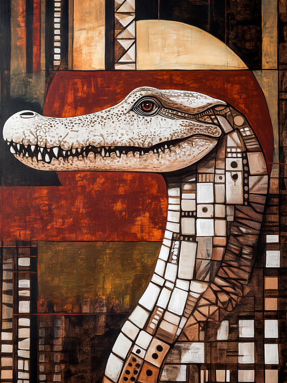 Плакат African Crocodile