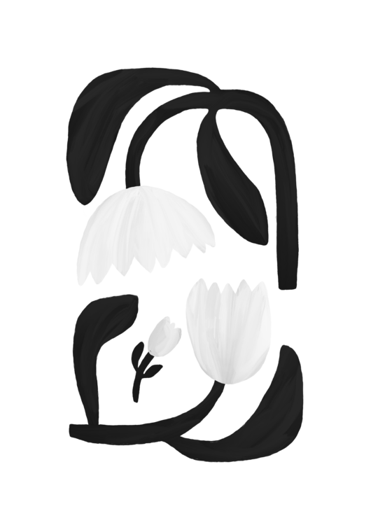 T-shirt Scandi Botanical I