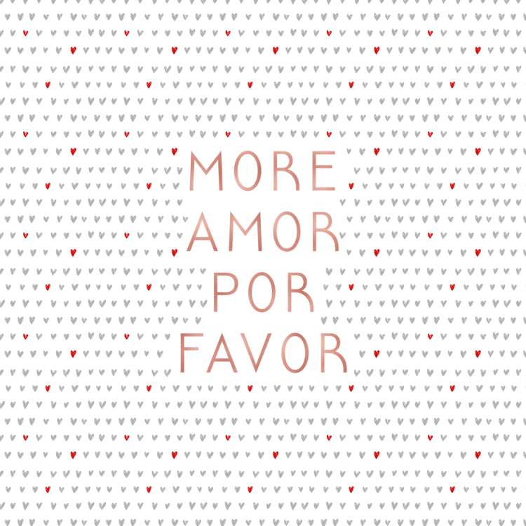 Póló More Amor Pink Quote