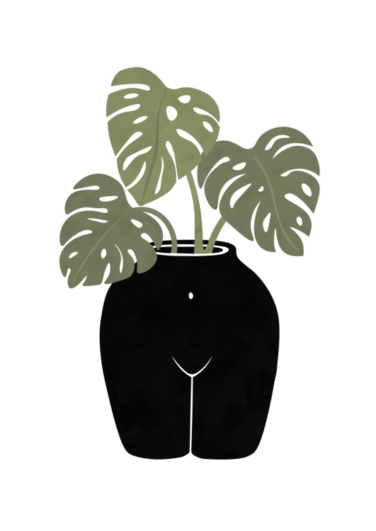 T-shirt Body-tanical Vase