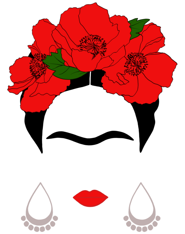 T-shirt Mexican Woman With Poppies