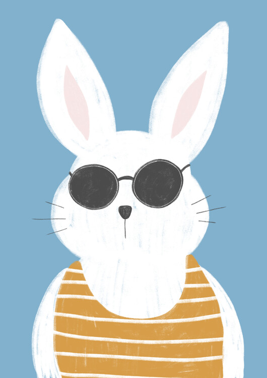 Juliste Summer Bunny Vintage