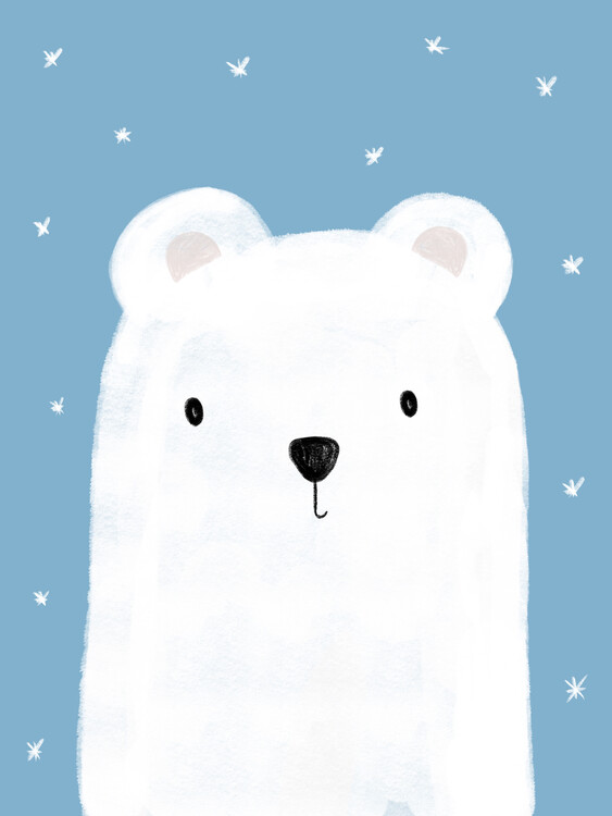 Juliste Little polar bear