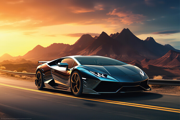 Poster Lamborghini Car