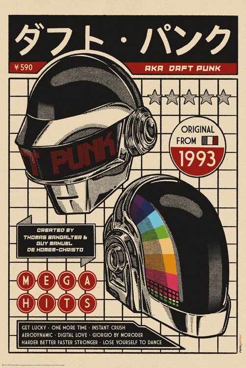 Poster Duo Daft Punk