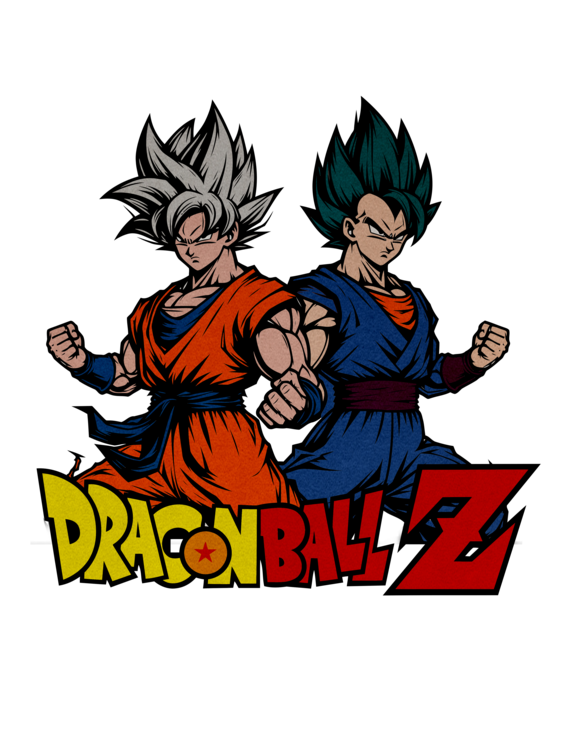 T-shirt Goku & Vegeta | Saiyan Power Unleashed