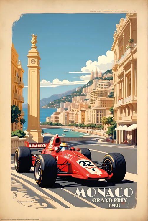 Poster Monaco Motorsport Revival