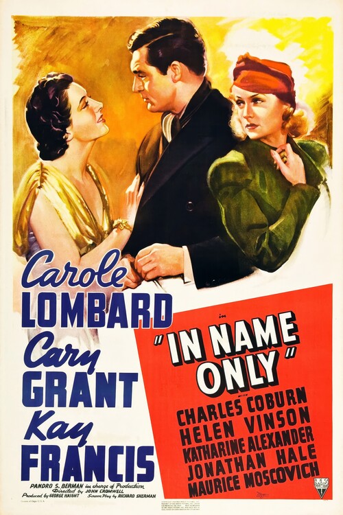 Canvas Print In Name Only (1939)