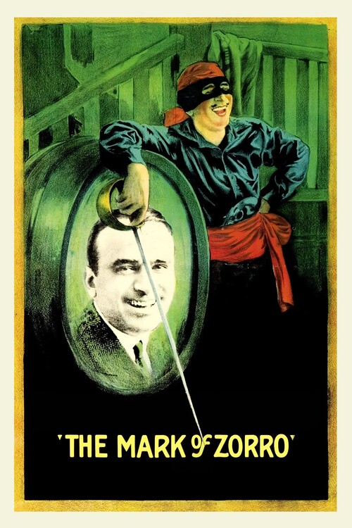 Billede på lærred The Mark of Zorro (1920)