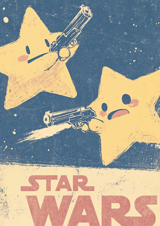 Plakát The war of the stars