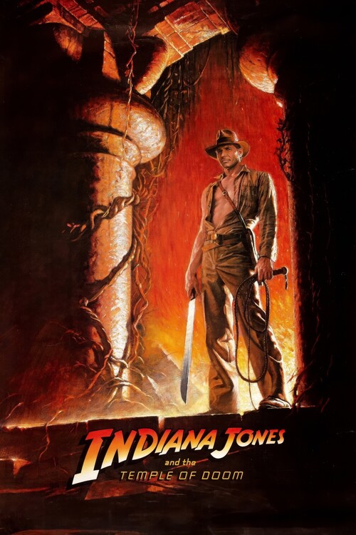 Sticker Indiana Jones and the Temple of Doom (1984)