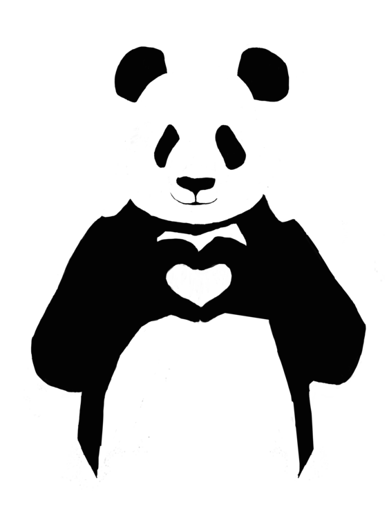 T-paita Panda Love