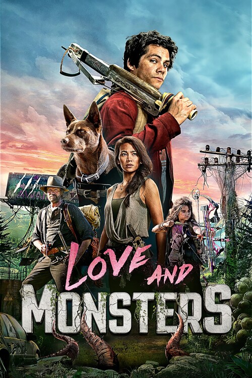 Canvas Print Love and Monsters (2020)