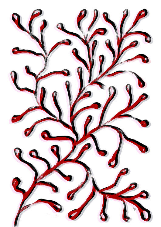 Slika na platnu Red Coral