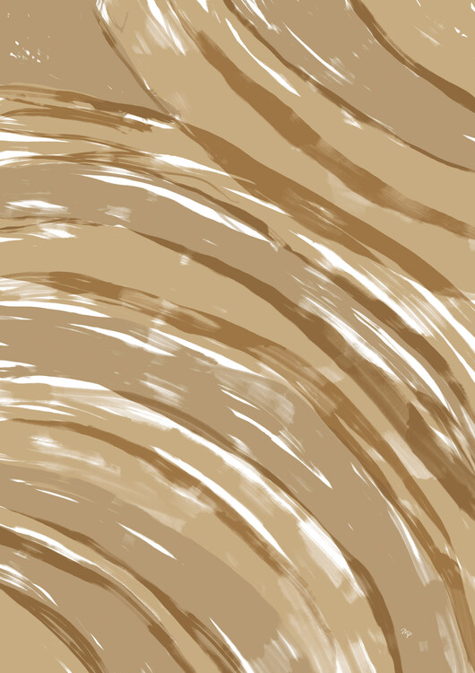 Плакат Abstract Mocha Whirl