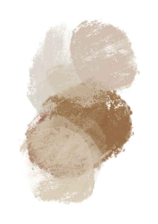 Плакат Abstract Mocha Smudge