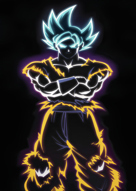 Plakat Mastered Ultra Instinct – Goku’s Divine Glow