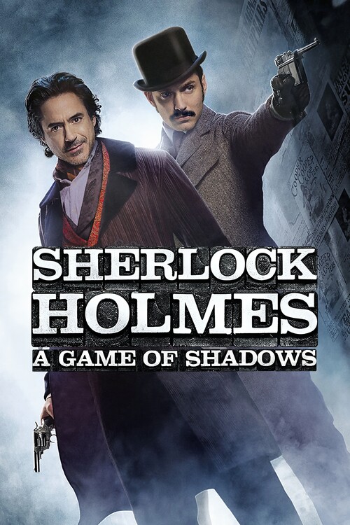 Canvas Print Sherlock Holmes A Game of Shadows (2011)