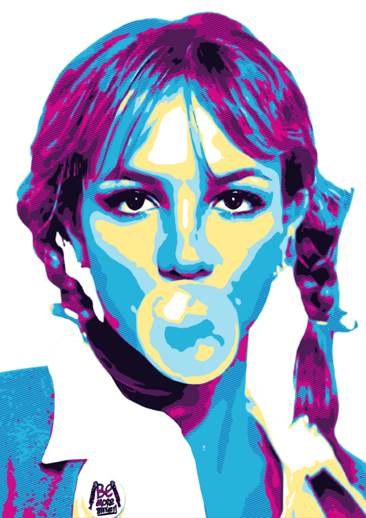 Plakát Spears Retro 80s