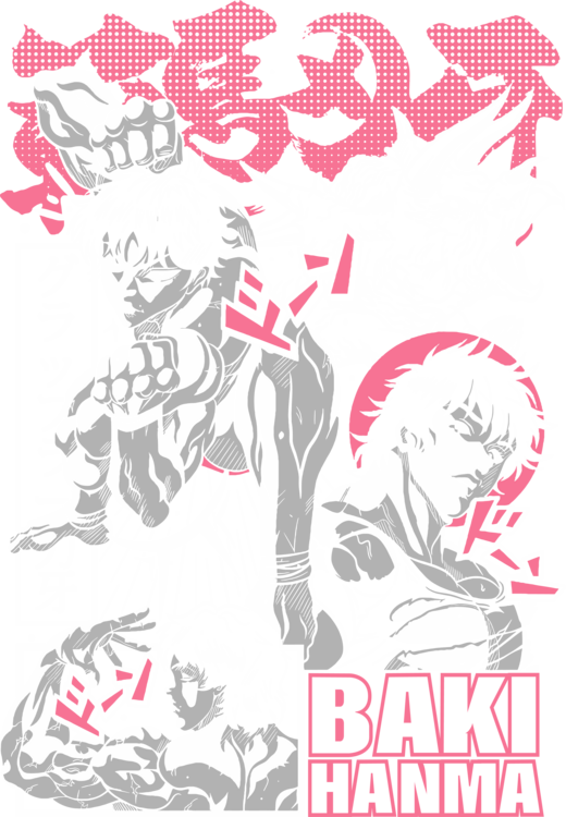 T-shirt Baki Hanma