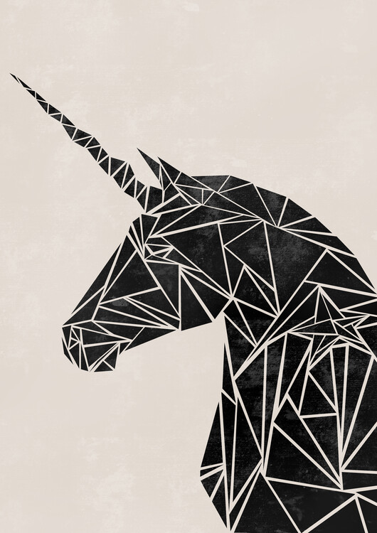 Плакат Mid Century Unicorn