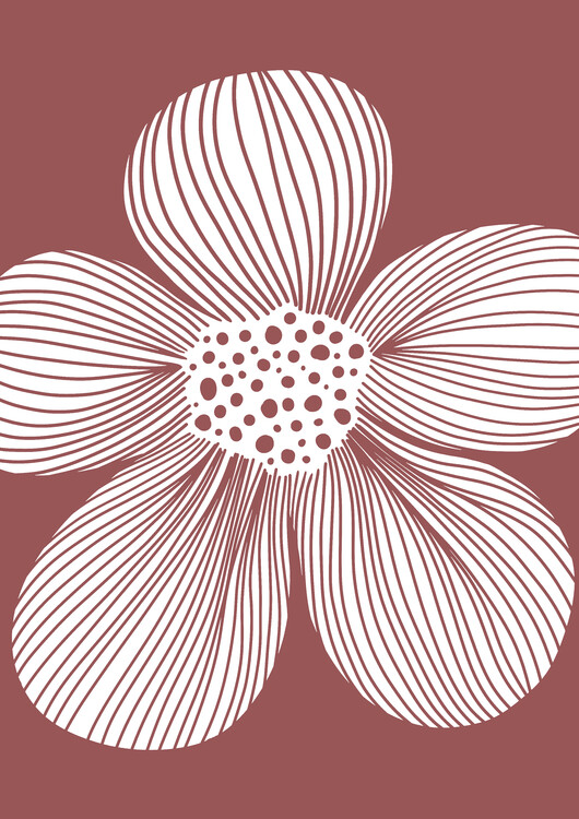Poster Red blossom