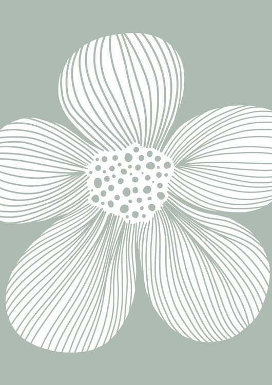 Poster Green blossom