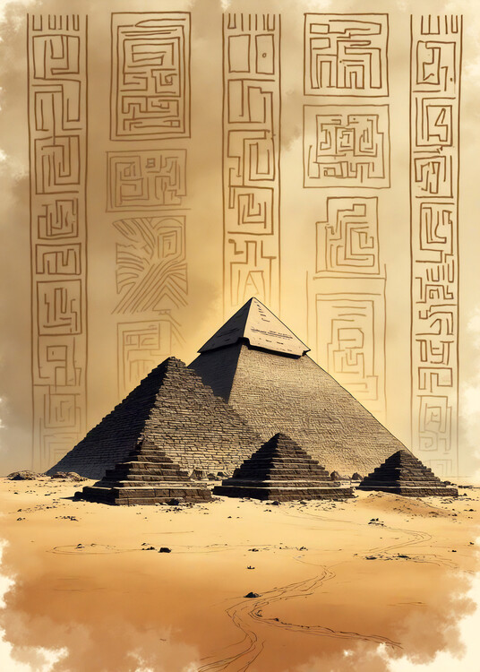 Poster Pyramid of Egypt poster