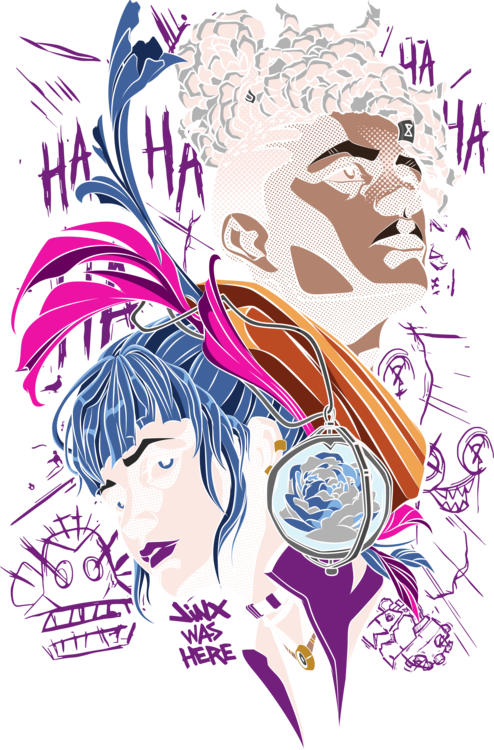 T-shirt Jinx and Ekko