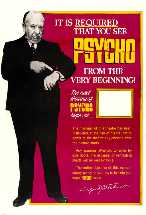 Canvas Print Psycho (1960)