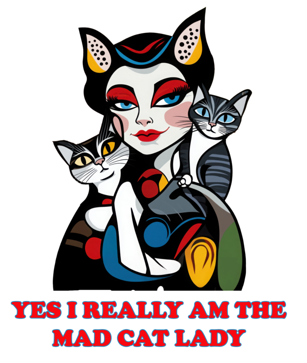 Póló Yes I really am the Mad Cat Lady