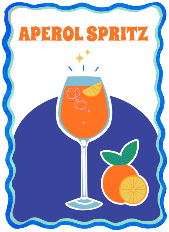T-shirt Aperol Cocktail