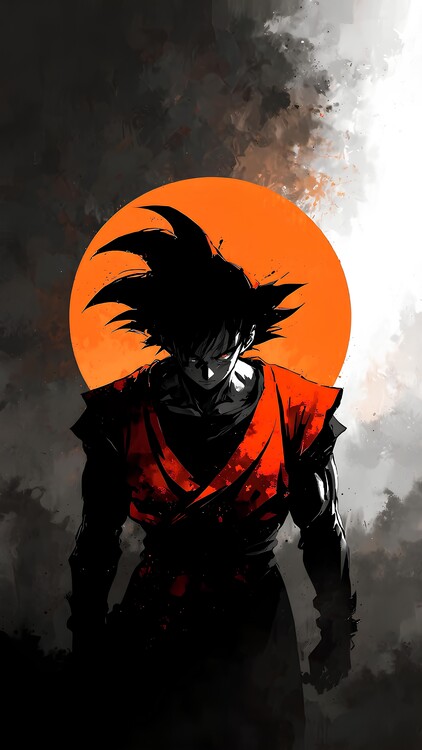 Canvas Print Saiyan Eclipse: The Shadow Rises