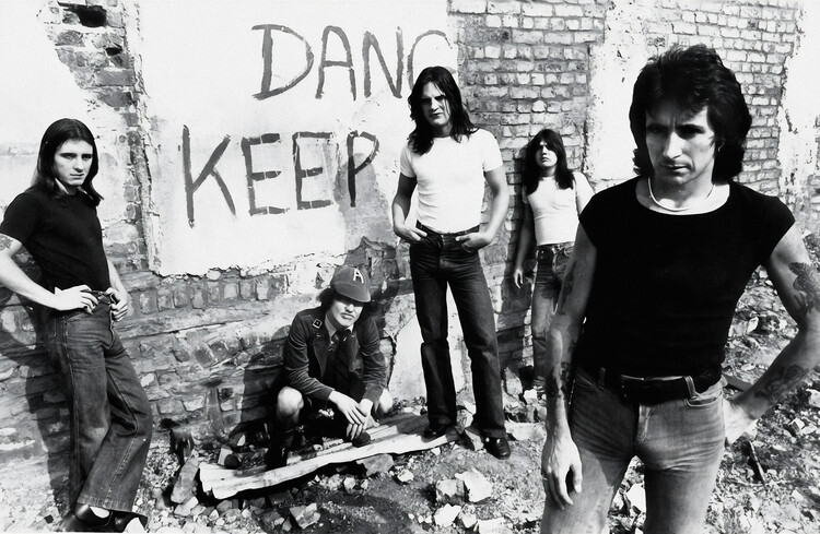 Canvas Print AC/DCPortrait