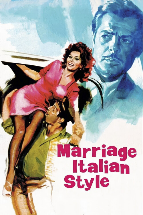 Canvas Print Marriage Italian Style (1964)
